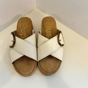 Hush Puppies June Buckle Slides  size 7